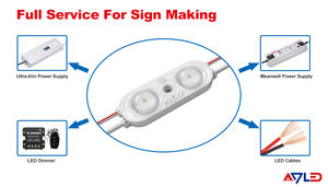 Heavy Duty 2W LED Module DC12/24V IP67 180° for Medium Depth <b>Signs</b> 7Yrs Warranty, Perfect for 8-20cm Channel Letters & Boxes - Product Image 4