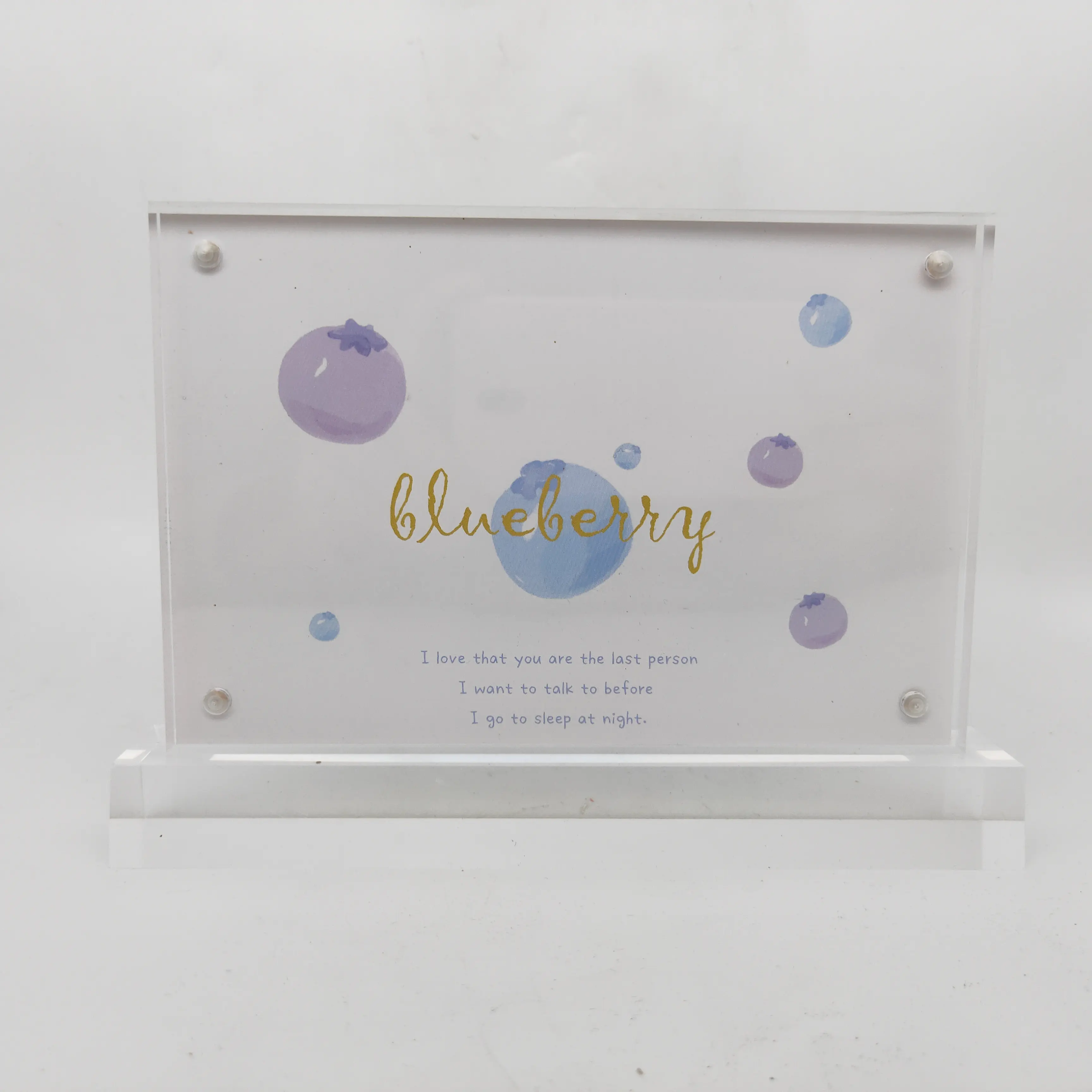 4X6 Aangepaste Ontwerp Clear Magnetische <span class=keywords><strong>Acryl</strong></span> Photoframe