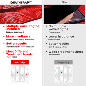 IdeaTherapy 2025 Produk Terbaru 660nm 850nm 4 in 1 LED Chip Terapi Cahaya Merah Kantong Tidur Terapi Cahaya Merah - Product Image 4
