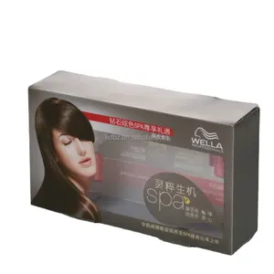 Индивидуальные упаковочные решения для ПЭТ-коробок, ацетатная пластиковая прозрачная коробка, лосьон с блистерной вставкой для упаковки цвета волос