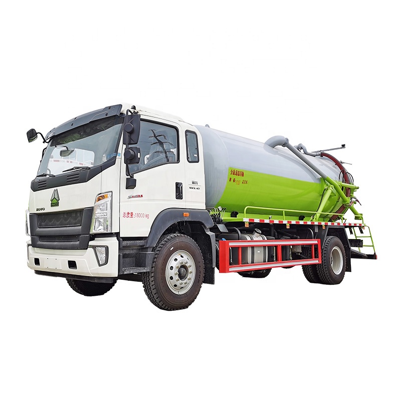 Sinotruck Howo 5000L, пылесос 4x2