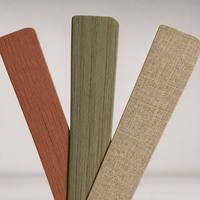 Bande de chantournage PVC écologique de haute qualité, largeur personnalisée, accessoires de mobilier, décoration, grain de bois pour armoires
