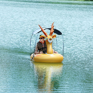 Taşınabilir toptan sıcak satış fabrika yüzen su sporları ucuz Powered şişme yüzen gemi - Product Image 5