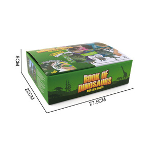 Jouet éducatif en plastique pour enfants bricolage <span class=keywords><strong>livre</strong></span> <span class=keywords><strong>pop</strong></span>-<span class=keywords><strong>up</strong></span> de dinosaure doux jouet fait main silencieux avec autocollant de Cognition anglaise - Product Image 5