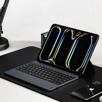 iPad 10. ve 11. Nesil için Scissor Switch Magic Kablosuz Klavye, Pogo Pin Doğrudan Güç Kaynaklı Ultra İnce Su Geçirmez Klavye PT009