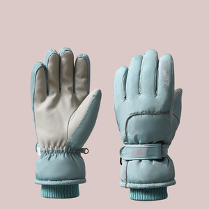 Gants <span class=keywords><strong>de</strong></span> <span class=keywords><strong>ski</strong></span> pour femmes, antidérapants, imperméables, thermiques, pour la conduite en plein air, vélo électrique, sports d'hiver - Product Image 4