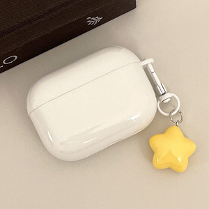 Style Ins pour <span class=keywords><strong>Airpods</strong></span> 3 4 TPU Cute White Protective Cover Design case Antichoc pour <span class=keywords><strong>Airpods</strong></span> Pro 1 2 avec Star Pendant - Product Image 5