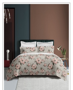 Ensemble <span class=keywords><strong>de</strong></span> literie en coton <span class=keywords><strong>de</strong></span> haute qualité, petite <span class=keywords><strong>housse</strong></span> <span class=keywords><strong>de</strong></span> <span class=keywords><strong>couette</strong></span> florale, ensemble <span class=keywords><strong>de</strong></span> <span class=keywords><strong>couette</strong></span> doux pleine taille - Product Image 3