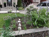 Support de plante grimpante en métal durable Piquets en spirale pour tomates de jardin Support de vigne grimpante verte Piquets de tomates torsadés