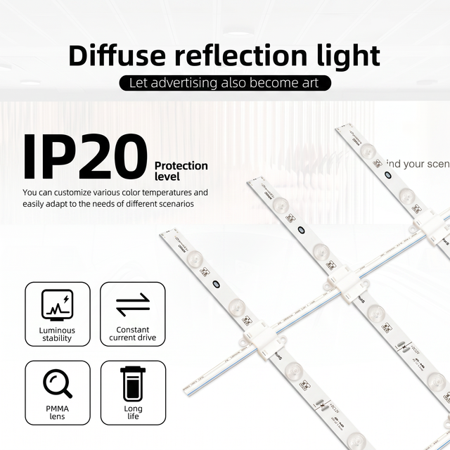 Led Aluminium Rigid Light Bar Dc12V White Amber Led Rigid Strip Light No Switch 12V for Exhibition Display Led Lights Lightbox
