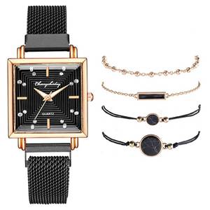 Venta al por mayor de relojes de pulsera de aleación de marca personalizada All Sky Star Classic Mujeres Relojes de pulsera de cuarzo para damas - Product Image 4