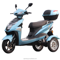 Scooter électrique à trois roues 1000W, contrôleur intelligent 60V, tricycle adulte, autonomie de 60 km, véhicule de transport de marchandises
