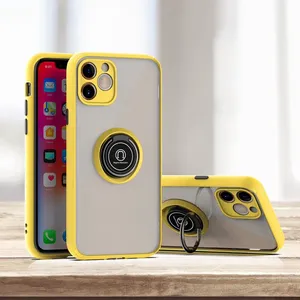 Nhà Máy Giá máy ảnh bảo vệ bé da điện thoại di động Bìa trường hợp đối với iPhone 15 Pro Acrylic TPU trường hợp điện thoại cứng với vòng