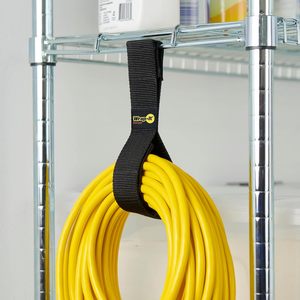 8 Pack Heavy Duty PVC Large 13-inch Extension Cord Storage Extendable Cable Ties Strap <strong>Loop</strong> Hanger Organizer - Product Image 4