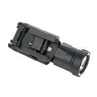 Lampe torche tactique IR LED haute puissance WADSN 2025 avec pointeur laser IR rouge pour aventures en plein air et entraînement Modèle WD04117-BK-NO