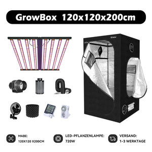 120x120x200 ס "מ לגדול תיבת אוטומטי 600d 4x4 רגליים לגדל אוהלים שלמות לגדול עם אור 720w ספקטרום מלא - Product Image 4
