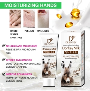 DV.DAVEY Anti-âge Nourrissant Blanchiment de la peau Hydratant Marque privée Lotion pour les mains <span class=keywords><strong>au</strong></span> <span class=keywords><strong>lait</strong></span> <span class=keywords><strong>d</strong></span>'ânesse Crème pour les mains - Product Image 2