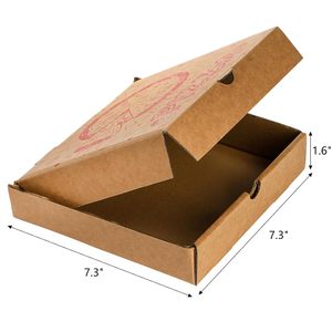 Caja de Pizza de Papel Corrugado de 12 Pulgadas con Impresión para Alimentos - Product Image 2