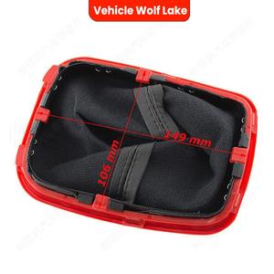 Pomo de palanca de cambios de cuero para vehículo Wolf Lake, 6 velocidades, 23 mm, para Volkswagen Golf 4, diseño ergonómico - Product Image 2