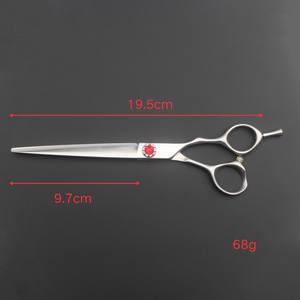 맞춤형 로고 7.5인치 초장형 애완동물 미용 가위 & 이발 가위 VG10 일본산 강철 절단 가위 - Product Image 3