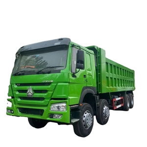 รถบรรทุกเหมือง Howo 8x4 ยูโร 2 ดีเซล ใหม่ 10 ล้อ รับน้ำหนัก 11-20 ตัน พวงมาลัยซ้าย กล้องมองหลัง 251-350 แรงม้า 6-8 ลิตร จอสัมผัส 8 เมตร+ 5 เกียร์ - Product Image 1