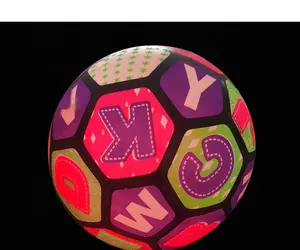 Inflatable Cordless Fitness Elastic Ball Children Toy Flash Light Up Rebound Luminous Ball Flashing