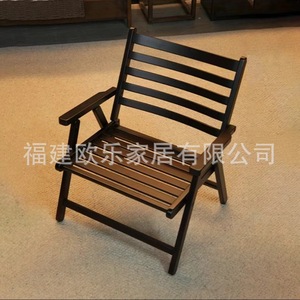 Folding chairs, stools, outdoor balcony bamboo and solid wood portable fishing stools, household small <b>tables</b> and chairs, - Product Image 1