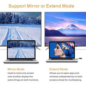 Adaptador <span class=keywords><strong>USB</strong></span> <span class=keywords><strong>a</strong></span> VGA SYONG <span class=keywords><strong>para</strong></span> Monitor, Convertidor VGA <span class=keywords><strong>a</strong></span> <span class=keywords><strong>USB</strong></span> 3.0/2.0, Cable <span class=keywords><strong>de</strong></span> Video Multi-Pantalla 1080P <span class=keywords><strong>para</strong></span> Computadoras Portátiles, Monitores y Televisores - Product Image 4