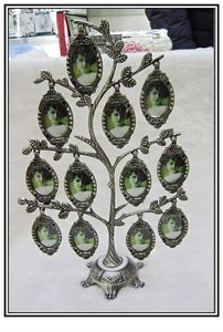 "Giáng sinh" cổ thiếc hoặc Kẽm hợp kim gia đình cây khung ảnh, Mini Cây giáng sinh với khung ảnh - Product Image 4