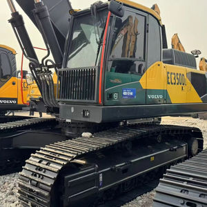 Excavadora Volvo usada enorme original, excavadoras de orugas VOLVO EC350 pesadas de segunda mano, 35 toneladas en gran oferta - Product Image 2