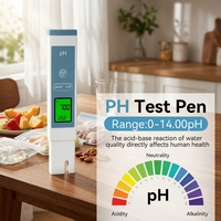 pH-mètre numérique portable haute précision 0,01 avec écran LCD pour piscine, aquarium, hydroponie, osmose inverse, cosmétiques et brassage