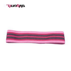 도매 사용자 정의 로고 휘트니스 운동 체육관 미끄럼 방지 패브릭 탄성 엉덩이 저항 밴드 세트 <span class=keywords><strong>3</strong></span> - Product Image 4