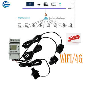เครื่องวัดพลังงานไฟฟ้า <span class=keywords><strong>3</strong></span> เฟส ยี่ห้อผู้ผลิต ยอดขายดีที่สุด รองรับ 4G Wifi แบบราง  พร้อมระบบ MQTT - Product Image 2
