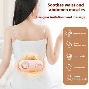 Cinto de Massagem Menstrual Inteligente para Mulheres 2025, 9 Níveis de Vibração, Couro PU, Plástico ABS, 1800mAh, Ajuste Livre na Cintura - Product Image 1