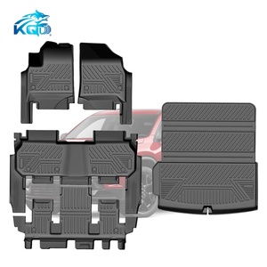 KQD Brand All Season Luxury Floor Mats Full Set <b>Tpe</b> Car Mats for Left Hand Drive Car for Chevrolet Traverse 2025 - Product Image 1