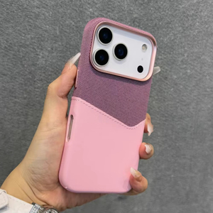เคสหนังผสมผ้าหรูหรา พร้อมช่องใส่การ์ด รองรับการชาร์จไร้สาย สำหรับ iPhone 17 Pro <span class=keywords><strong>Max</strong></span> 16 15 14 13 12 17 <span class=keywords><strong>Air</strong></span> ลายผิวสัมผัส - Product Image 6