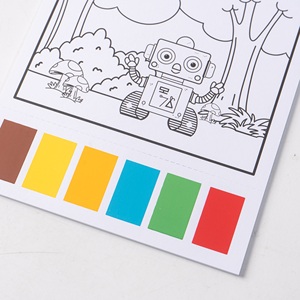 Libro da Colorare con Acqua Profumata Personalizzato per Bambini, Stampa Diretta dalla Fabbrica, Kit Artistico Completo con Pennello, Giocattolo Creativo - Product Image 3