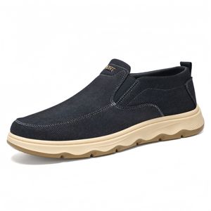 Chaussures pour hommes décontractées en <span class=keywords><strong>toile</strong></span> tendance respirantes printemps et été antidérapantes pour hommes paresseux nouveau Style de marche en plein air chaussures pour hommes - Product Image 5