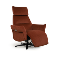 Fauteuil inclinable électrique pivotant en tissu avec port de charge USB, canapé simple pour salon, mobilier de maison