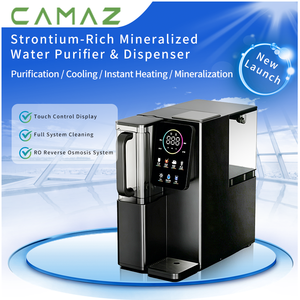 Distributeur d'eau de bureau <span class=keywords><strong>CAMAZ</strong></span> à écran tactile, purificateur d'eau minérale riche en strontium, chauffage et refroidissement instantanés à l'eau chaude et froide - Product Image 1