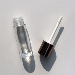 30ml Rỗng sang trọng hình tròn chai thủy tinh môi men ống lớn bàn chải đầu son bóng Ống mỹ phẩm đóng gói chai rỗng - Product Image 6