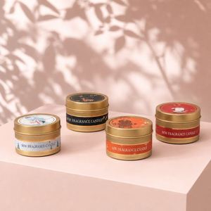 เทียนหอมกลิ่นคริสต์มาส MW ในกระป๋องโลหะน่ารัก เหมาะสำหรับตกแต่งบ้าน - Product Image 2