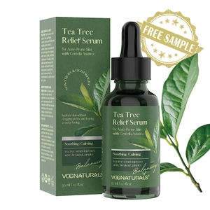 Sérum d'arbre à thé de marque privée formule <span class=keywords><strong>pour</strong></span> peau claire <span class=keywords><strong>pour</strong></span> peau sèche dissolvant efficace de <span class=keywords><strong>boutons</strong></span> d'acné rétrécissement des pores caractéristique cible faciale - Product Image 1