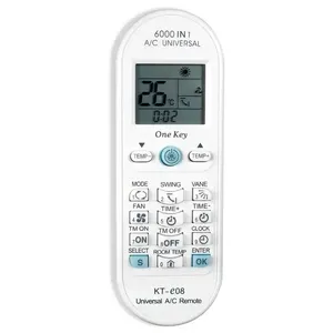 Télécommande universelle pour climatiseur KT-E08 6000 en 1 Série One Key Climatisation universelle