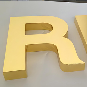Lettres 3D professionnelles pour enseignes, logo personnalisé en acrylique rétroéclairé pour les salles d'exposition automobiles et les devantures de concessionnaires automobiles - Product Image 2