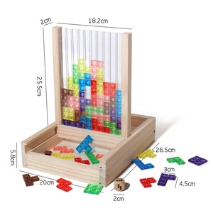 Jeu de puzzle 3D <span class=keywords><strong>Tetris</strong></span>, jouets pour l'entraînement à la réflexion, brainstorming pratique, développement de l'intelligence, jouet de construction - Product Image 5