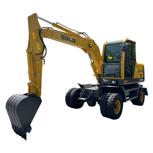 Excavadora de ruedas hidráulica SDLG EA775H de alta calidad de 8 toneladas con componentes de núcleo de motor Yuchai a la venta - Product Image 1