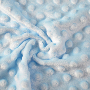100% Polyester <span class=keywords><strong>Blanc</strong></span> Super Doux <span class=keywords><strong>Polaire</strong></span> Personnalisé <span class=keywords><strong>Minky</strong></span> Dot <span class=keywords><strong>Tissu</strong></span> <span class=keywords><strong>Tissu</strong></span> pour Faire Bébé Couverture - Product Image 2