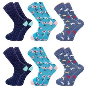 Chaussettes Jacquard Colorées et Amusantes à Motifs Animaux, Taille Unique, en Nylon, Chaudes, Respirantes, Douces, pour l'Hiver, Unisexe, Usage Quotidien - Product Image 1