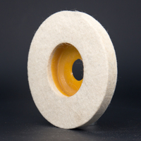 Disques à lamelles en feutre australien Abrasifs 4-1/2\" X 7/8\" 8mm Arbor Polissage Polissage Laine Roue pour polir les métaux